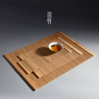 Xinxuan bộ trà trà mat coaster linen bảng cờ dệt handmade tre rèm tre mat tre mat trà mat trà rèm cách nhiệt mat bình ủ trà 10l