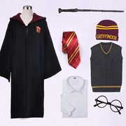 Harry Potter trang phục đầy đủ áo choàng ma thuật áo gió cosplay đồng phục áo choàng trường Gryffindor - Cosplay