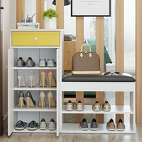 Измените шкаф для обуви для обуви Simple Modern Nordic можно использовать перед дверью стойки для обуви Многофункциональный креативный туфли