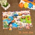 Montessori mầm non đồ chơi giáo dục bằng gỗ tấm kìm kẹp ly hợp tấm ghép hình nhận thức câu đố đồ chơi giáo dục cho trẻ em tấm Đồ chơi bằng gỗ