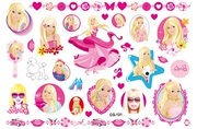 Barbie Barbie Phim Hoạt Hình Cơ Thể Sơn Không Thấm Nước Bền Con Tattoo Sticker Nuôi Dạy Con Cái Đảng Dress Up