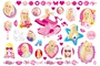 Barbie Barbie Phim Hoạt Hình Cơ Thể Sơn Không Thấm Nước Bền Con Tattoo Sticker Nuôi Dạy Con Cái Đảng Dress Up hình xăm dán kín tay
