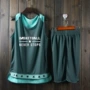 Double-sided quần áo bóng rổ phù hợp với nam giới hai mặt quần áo bóng rổ mùa hè thoáng khí đồng phục đội nhóm tùy chỉnh mua số lượng in ấn 	quần áo bóng rổ có tay	