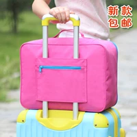 Túi hành lý xách tay có thể được thiết lập xe đẩy túi du lịch lưu trữ túi xe đẩy trường hợp túi người đàn ông và phụ nữ túi du lịch túi du lịch vali nhựa kéo