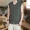 Trung Quốc áo bông vải lanh retro nam quần áo vải lanh Trung Quốc áo thun không tay đĩa quần áo khóa - Dệt kim Vest