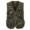 Áo vest nam trung niên mùa xuân và mùa thu mẫu cotton nhiều túi vest ngoài trời câu cá phóng viên chụp ảnh áo vest cổ chữ V - Áo vest cotton