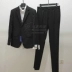Loại chống nhăn nhà hàng cao cấp Hàn Quốc mùa thu đông sọc đen kinh doanh phù hợp với trang phục phù hợp với quần áo nam mỏng manh - Suit phù hợp Suit phù hợp