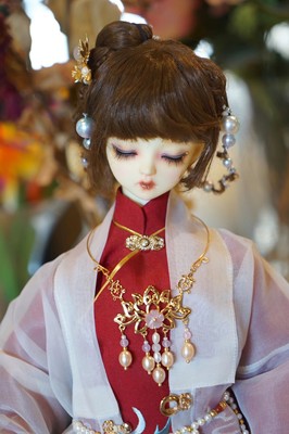 taobao agent [Egg yolk BJD handmade] BJD ancient style jewelry buns, crickets, jewelry Hanfu three -pointers uncle, uncle