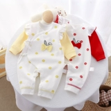 Хлопковый комбинезон для новорожденных для девочек для выхода на улицу