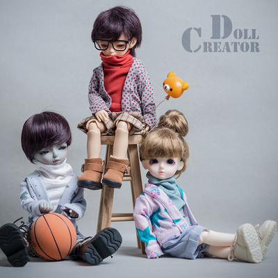 taobao agent [D.C] BJD exclusive design daily casual set wave dot high neck [Playmate] YOSD 6 points 1/6
