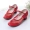 Giày khiêu vũ vuông giày khiêu vũ nữ mùa hè mới màu đỏ mềm đế giày khiêu vũ - Khiêu vũ / Thể dục nhịp điệu / Thể dục dụng cụ