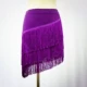 Фиолетовая наклонная юбка