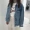 Hàn Quốc đám mây túi đơn ngực áo khoác cũ mặc áo khoác denim nữ áo khoác ngắn mùa thu áo khoác kaki nữ