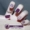 Màu đỏ mận ròng dán đậu đỏ 2020 mới sơn móng tay keo bột màu tím nude sữa trắng đá trong suốt cửa hàng chuyên dụng - Sơn móng tay / Móng tay và móng chân