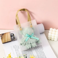 Медведь матовая сумка-зеленый