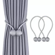 Rèm dây đeo một cặp dây buộc dây khóa, rèm khóa trang trí giường rèm lưu trữ dây thừng nam châm cà vạt cà vạt phụ kiện màn nhựa pvc rèm hạt nhựa phòng thờ