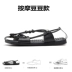 Dép nam La Mã 2019 hè Châu Âu và Mỹ da cá tính dệt Việt Nam giày cỡ lớn Baotou dép nam lái thủy triều - Sandal Sandal