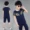 Quần áo bé trai hè 2018 phiên bản mới của Hàn Quốc cho bé trai cổ tròn tay ngắn hai mảnh phù hợp với thể thao và giải trí đồ bơi cho bé