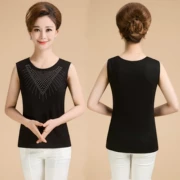 Phụ nữ trung niên vest đi lại lỏng lẻo kích thước lớn T-Shirt giản dị mẹ hoang dã ăn mặc sling trung niên của phụ nữ phong cách mới