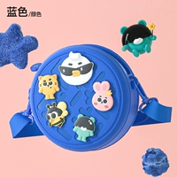 Маленький круглый мешок [синий], включая 5 прявок