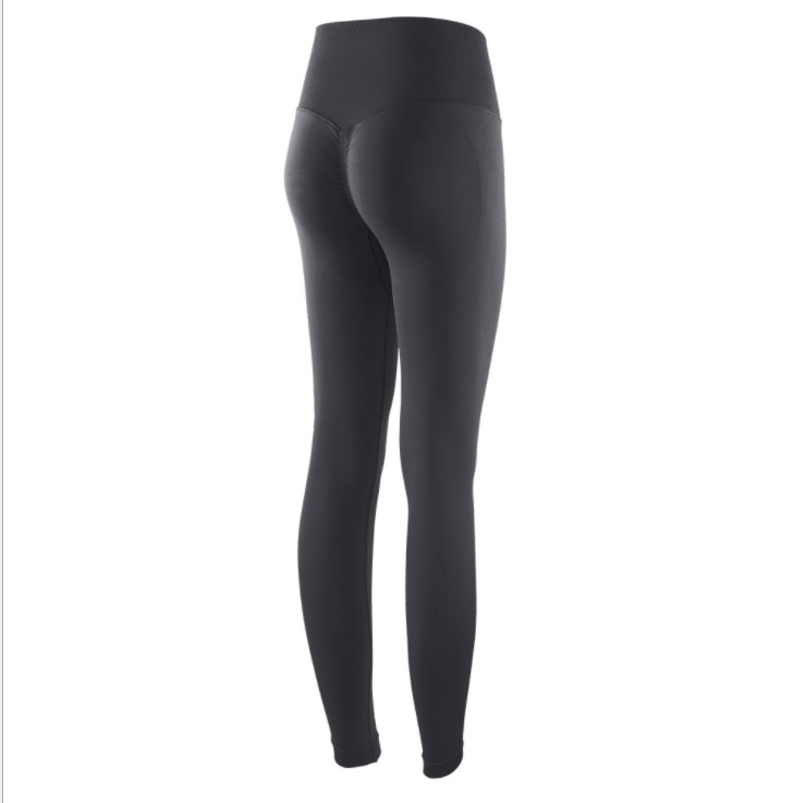 Sq-k019-qn-7 [1403] Blackfemale honey peach Yoga Pants Sports pants Fitness pants High waist Buttock lifting High elasticity Quick drying Tight fitting Internet celebrity H806