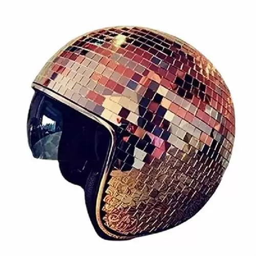 Disco Shall Hat Decorative Cap с выдвижным солнечным набором 70 -е годы