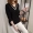 Dệt kim của phụ nữ đầu ngắn Hàn Quốc phiên bản của lỏng 2018 mùa thu mới dài tay của phụ nữ V-Cổ nhỏ tươi áo len