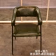 Зеленый ретро обновляется большим стулом