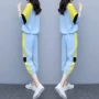 Váy yếm màu tím Yiqiu Oubei Liwei 2019 hè mới của Hàn Quốc Quần nữ hai dây cỡ lớn khâu rời - Quần áo ngoài trời áo thun 3 lỗ nam tập gym
