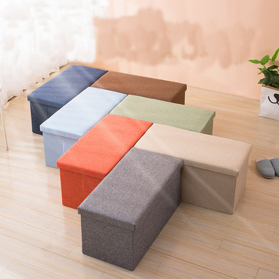 收纳凳子长方形储物凳可坐人沙发换鞋凳家用椅子正方形收纳箱神器
