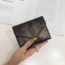 2018 phiên bản tiếng Hàn mới của ví nữ ngắn phần Sen in triều retro khóa mỏng ví nữ gói thẻ ví tiền xu leonardo ví Ví tiền
