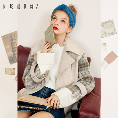 Lecho 2018 mùa xuân của phụ nữ thời trang Hàn Quốc phiên bản của kẻ sọc áo len len dài tay áo sơ mi dày lên Áo Hàn Quốc