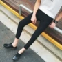 Mùa hè thường chín quần nam Hàn Quốc phiên bản của slim tight S mã 27th 9 quần quần chân nhà tạo mẫu tóc quần mỏng thủy triều quần đùi nam