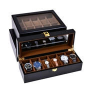 Châu Âu rắn gỗ lưu trữ đồng hồ hộp tinh tế đồng hồ đeo tay hoàn thiện bộ sưu tập hộp quà tặng bao bì trang sức hiển thị hộp - Vòng đeo tay Clasp