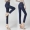 Mùa thu và mùa đông quần jeans nữ trung niên cộng với nhung co giãn cao eo thẳng thon gọn Tự tu luyện trung niên chân dài quần dày