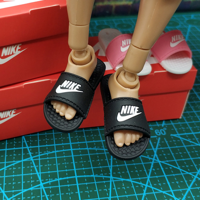 taobao agent Slippers, sandals, slide, trend doll, minifigure, scale 1:6, soldier