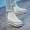 2019 giày da mới giày cao gót giày nữ phiên bản Hàn Quốc đế dày tăng đế giày đế bệt tăng giày thủy triều - Giày cao gót giày thể thao nữ cao cổ