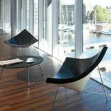 Кокосовое кокосовое оболочка треугольника Стиль повседневной стул знаменитый дизайнер Shell