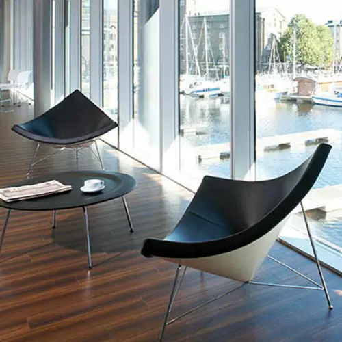 Кокосовое кокосовое оболочка треугольника Стиль повседневной стул знаменитый дизайнер Shell