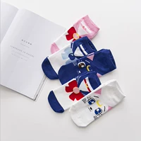 MUMU sản phẩm tốt Nhật Bản Sailor Moon Vớ Phim Hoạt Hình Luna Cát Vớ Vớ Mềm Chị Anime Ngoại Vi hình dán elsa