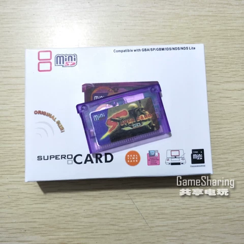 Карта доставки GBA Burning SC-MINI SD GBM GBASP Единственная карта без памяти