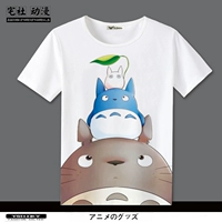 My Neighbor Totoro Hayao Miyazaki Anime Ngoại Vi T-Shirt Mùa Hè Ngắn Tay Áo Quần Áo Nam Giới và Phụ Nữ Những Người Yêu Thích Quần Áo Dễ Thương Cartoon T-Shirt hình dán elsa