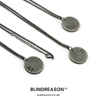 Южная Корея Blindereason Series 1314 Ожерелье Quan Zhilong GD Мужчины и женские ретро -приливные бренды пара кулон