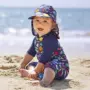 Trẻ em của bé baby baby một mảnh áo tắm 0 nam giới và phụ nữ 1 trẻ em 2 mặt trời bảo vệ 3 tuổi dính liền 6-12 tháng cậu bé áo tắm chống nắng cho bé
