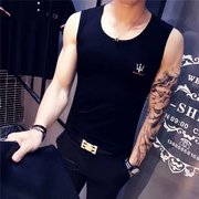 Của nam giới vest nam cotton thanh niên breathable thể thao Mỏng tập thể dục tight-fitting không tay rào cản đáy triều mùa hè thương hiệu