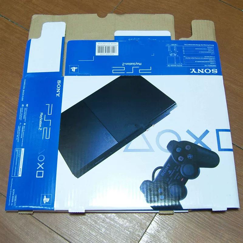 Новая цветная коробка PS2, корпус PS2, цветная коробка 70 000/90 000, модель PS2, упаковка корпуса PS2, внешняя упаковочная коробка PS2