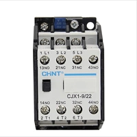 Подлинный контактор Zhengtai AC CJX1-9/22 9A 220V/380V/36V/AC24V Контактор