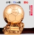 Bóng đá mạ vàng nhựa Giải thưởng Quả cầu vàng 2022 Giải thưởng Cầu thủ bóng đá World Cup Vận động viên Ronaldo Messi In miễn phí Red sưu tầm