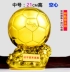 Bóng đá mạ vàng nhựa Giải thưởng Quả cầu vàng 2022 Giải thưởng Cầu thủ bóng đá World Cup Vận động viên Ronaldo Messi In miễn phí Red sưu tầm