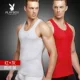 2 Playboy cotton 100% cotton mỏng mùa hè nam trung niên và trẻ trung - Áo vest